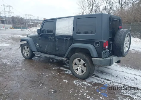 2008 Jeep Wrangler Unlimited Sahara из США, поврежденный, VIN 1J4GA59188L633886